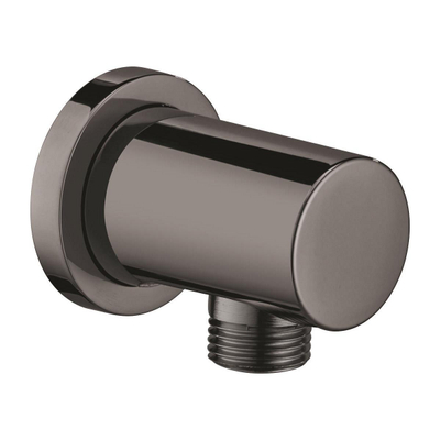 Grohe Rainshower Wandaansluitbocht - ronde rozet - hard graphite (antraciet)