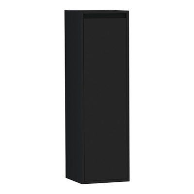 BRAUER New Future Badkamerkast - 120x35x35cm - 1 rechtsdraaiende deur - MDF - mat zwart