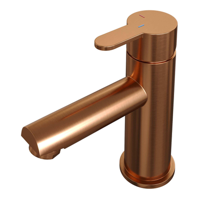 Brauer Copper Edition Robinet lavabo modèle bas poignée type HD4 ColdStart Cuivre brossé PVD