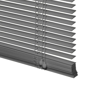 Intensions Jalousie 100x175x5cm lamelles 2.5cm Bois avec structure Aluminium Gris foncé