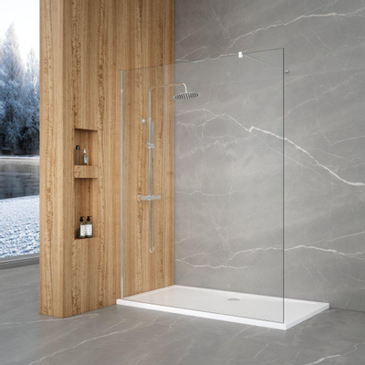 ZEZA Selva Douchebak - 160x90x4cm - rechthoek - Acryl - glans wit OUTLETSTORE