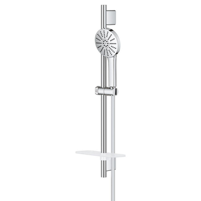 GROHE Vitalio Joy Ensemble barre de douche - 60cm - douchette ronde - 3 types de jets - chrome