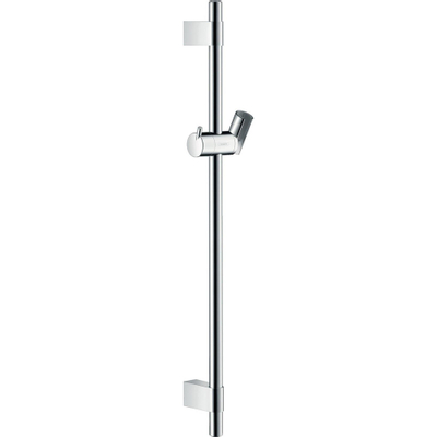 Hansgrohe Unica Unica`s Puro barre de douche Reno 72cm avec supports muraux métalliques réglables chrome