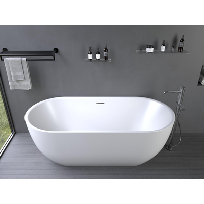 Ideavit Thalia bain autoportant 170x80 acrylique blanc mat