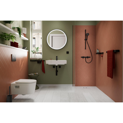Hansgrohe Activera S set de douche - 65cm - 1 jet - ecosmart - noir mat