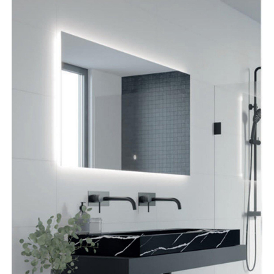 BRAUER Ambiance Miroir led salle de bain - 160x3.5x70cm - avec éclairage - rectangulaire - argent