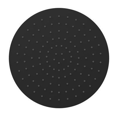 Wiesbaden Ufo pomme de douche ronde 30 cm mat noir