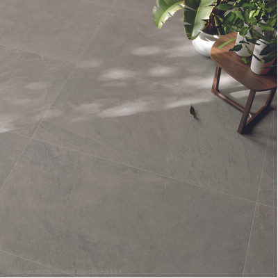 Terravito Solido wand- en vloertegel - 29.6x59.5cm - 8mm - gerectificeerd - Natuursteen look - Grijs