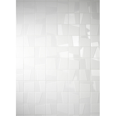 Mosa Muralschng carreau de mur 14.7x14.7cm 7mm blanc brillant