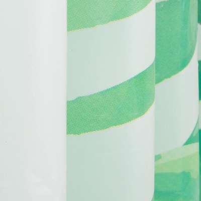 Sealskin leaves rideau de douche 180x200 cm peva vert/blanc