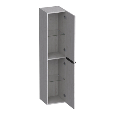 BRAUER Elevate badkamerkast - 160x35x35cm - excl. opleggrepen - 2 deuren - links- of rechtsdraaiend - Forest Seashell