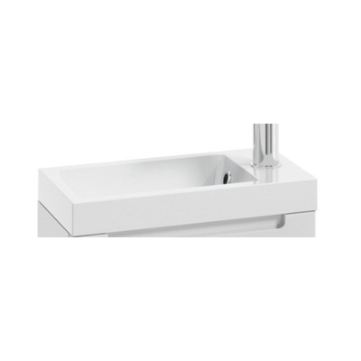 Nemo Spring Aurora lave-mains 200 x 400 x 122 mm composite minéral blanc