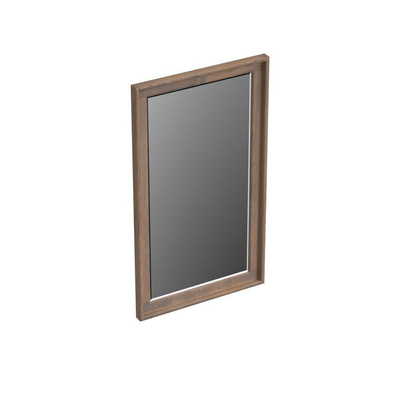 Forzalaqua Reno 2.0 miroir 40x70cm Rectangulaire sans éclairage avec cadre Chêne massif Havanna