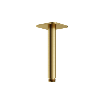 Hotbath Gal Plafondbuis - 15 cm - PVD - geborsteld messing (goud)
