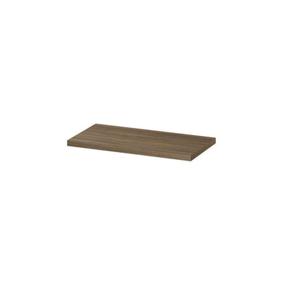 INK Topdeck Wastafelblad - 90x45x3.5cm - tbv onderkast - MFC - Zuiver eiken