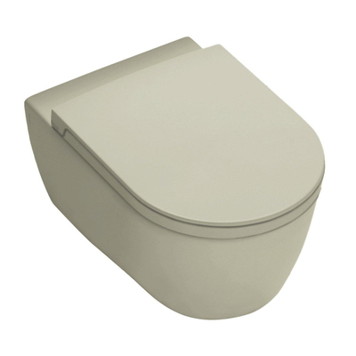 Royal Plaza Kolor Belbo WC suspendu – sans bride – 35,5 x 54 cm – sable mat