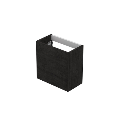 INK Contra/Enter Fonteinkast - 40x22x40cm - 1 deur - push to open of tbv grepen - links/rechtsdraaiend MFC - Houtskool eiken