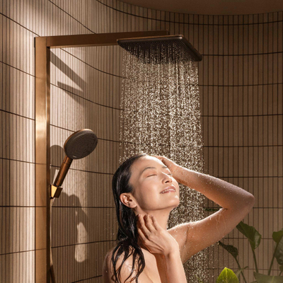 Hansgrohe Raindance Alive Q - showerpipe - 210/340 1jet - thermostaat - geborsteld brons (brons)