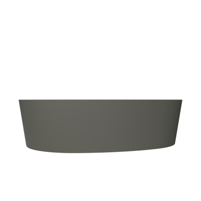 Arcqua Rocker Vasque - posé sur plan - organique - gauche - 50x37cm - béton mat