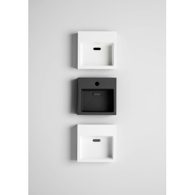 Clou afvoerplug en sifon aansluiting voor flush/first fontein zwart mat