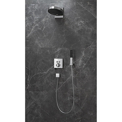 Hansgrohe Rainfinity Ensemble de douche encastré complet avec douchette et douche de tête chrome