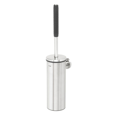 Tiger Boston Comfort en Safety Toiletborstel met houder RVS geborsteld 9x46.9x12.6cm SHOWROOMMODEL