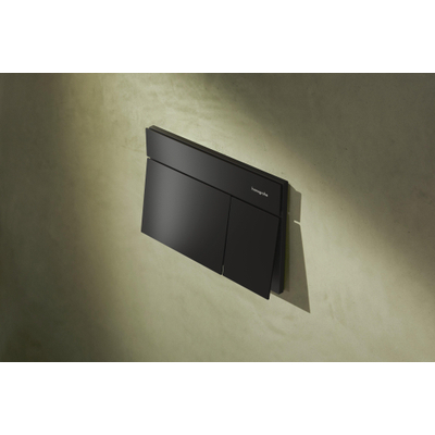 hansgrohe iFrame Element E Bedieningsplaat - 23x15cm - dual flush - mat zwart