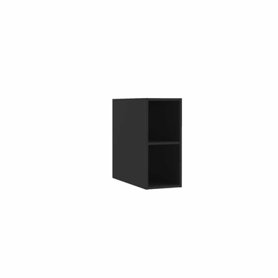 Crosswater Infinity Badkamerkast - open - 20x45x45cm - mat zwart