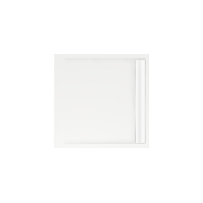 Xenz Easy Tray douchevloer - 90x90x5cm - acryl - zonder gootcover - wit