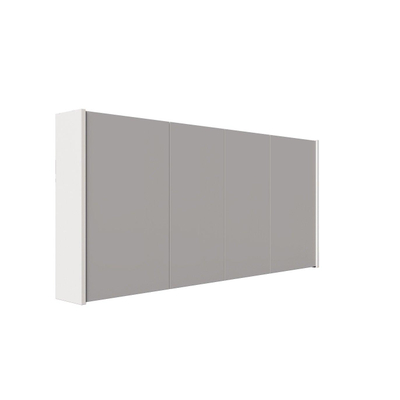 Saniclass Prime armoire de toilette – 140 x 63 x 16 cm – Blanc mat
