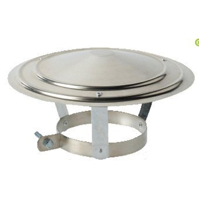 Chapeau de pluie Burgerhout Ø148-154mm Aluminium brut