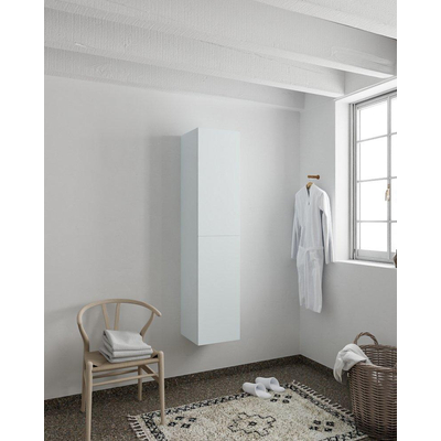 MONDIAZ BEAM Armoire colonne - 160cm - 2 portes - Clay