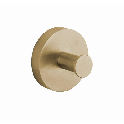 Crosswater 3ONE6 Handdoekhaak - rond - 3.3x4.5cm - gecoat messing geborsteld (goud)