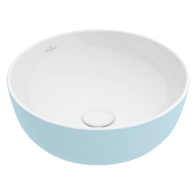 Villeroy & Boch Artis opzetwastafel rond Ø43x12.5cm zonder kraangat zonder overloop fog