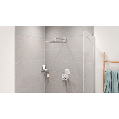 GROHE QuickFix Precision SmartControl inbouw douchesysteem met Vitalio Rain Mono 310 Cube hoofddouche chroom