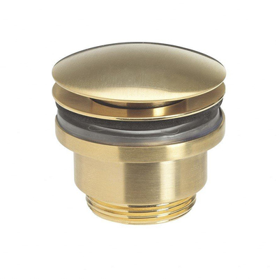 Crosswater MPRO wastafel klikwaste geborsteld messing (goud) TWEEDEKANS