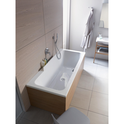 Duravit Durastyle Baignoire acrylique rectangulaire avec 2 dossiers 180x80x46cm sans pieds ou tabliers blanc