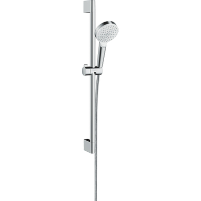 Hansgrohe Crometta Ensemble de douche à 1 jet 65cm blanc chrome