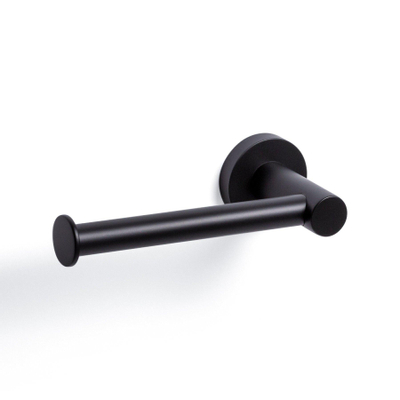 Ozean Eternal Toiletrolhouder - zonder klep - rond - mat zwart