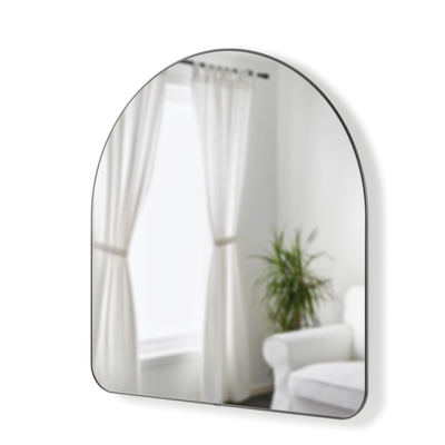 Umbra Hubba miroir 87x3x92cm arche Miroir titane métallique