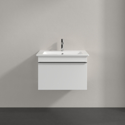 Villeroy & Boch venticello Meuble sous lavabo 60.3x50.2x42cm blanc avec 1 tiroir brillant