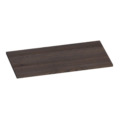 BRAUER Ocean Slim plan de toilette - 80x46x2cm - lamelles chêne noir