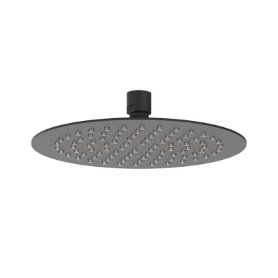 IVY Douche de tête - slim - 20cm - buses anticalcaires - Eco-air - Mat noir PED