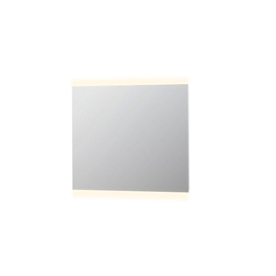 INK SP4 spiegel – 100x80 cm – directe LED boven en onder – instelbare lichtkleur, dimbaar – aluminium zilver