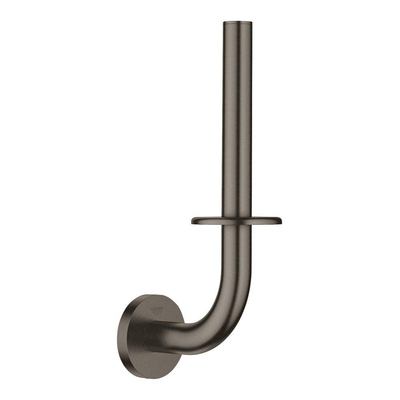 GROHE Essentials Porte-rouleau de réserve - 1 rouleau - brushed hard graphite