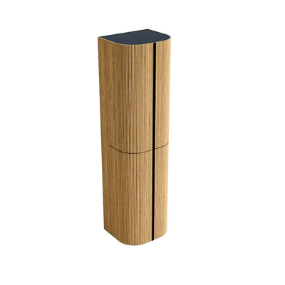 MONDIAZ KURVE 160cm kolomkast kleur Oak met 4 deuren
