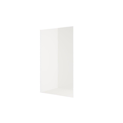 Wiesbaden Less losse glasplaat - 120x200cm - 8 mm - nano coating - helder glas