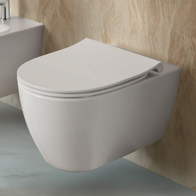 Ideal Standard i.life O hangtoilet – HydroTwist – 35 x 53,5 cm – met softclose zitting – glans wit