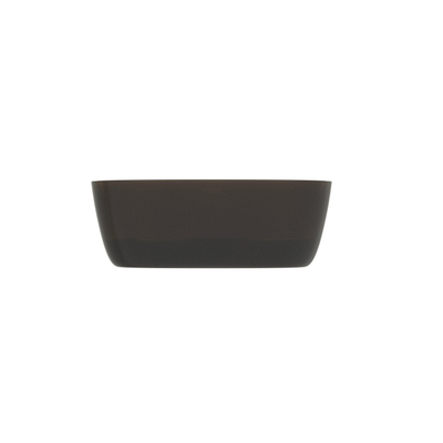 Riho Oval baignoire îlot - 175x80cm - solid surface - semi-transparent - umber givré
