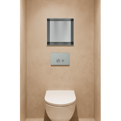 Hotbath &MORE Inbouwbox of inbouwnis - 30x30x10 - frameless - RVS 316